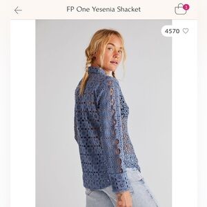 Yesenia Blue Shacket